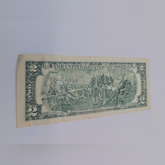 Two Dollar Bill 1995 Series United States Bank Note F 36020239 A - Picture 2 of 2